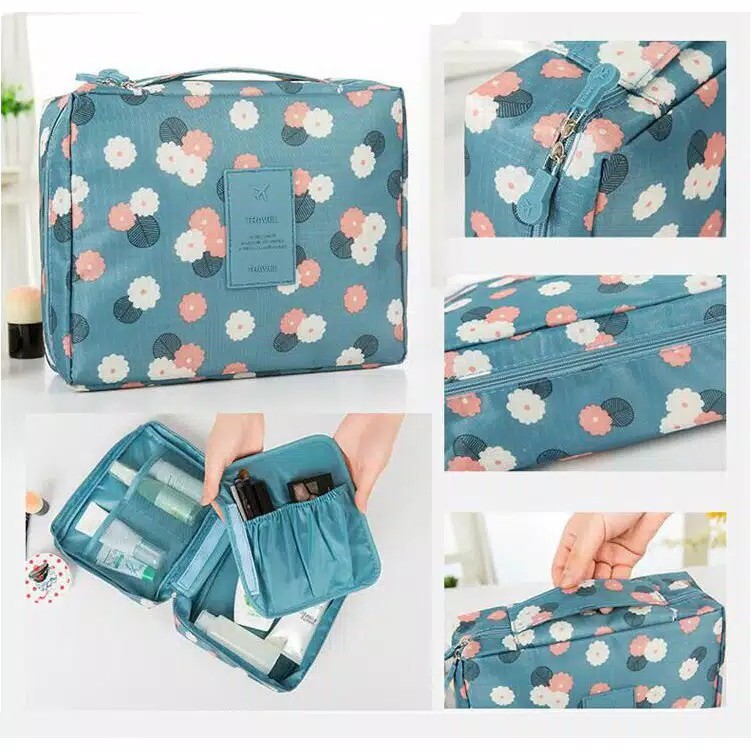 MOUDAH KOREAN COSMETIC BAG - MULTI POUCH COSMETIC TRAVEL BAG / COSMETIC ORGANIZER