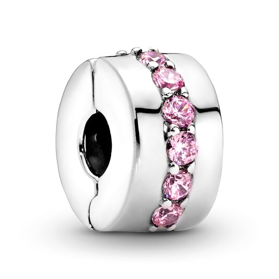 Dinglly แคลมป์ลูกปัด ทรงกลม สีเงิน สําหรับทําเครื่องประดับ DIY - รูปที่ 3