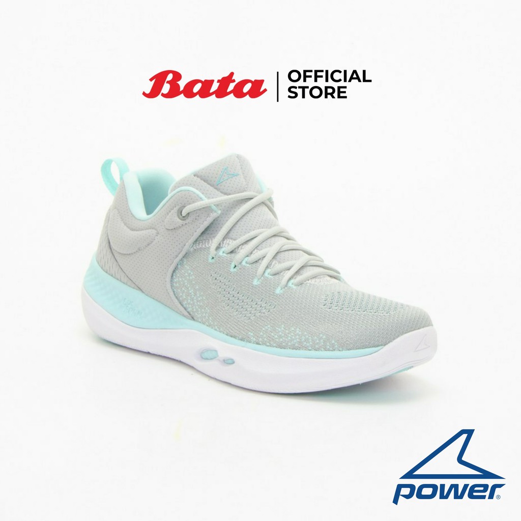 Bata Power Women's Sport Walking Shoes รองเท้าผ้าใบสนีคเคอร์สำหรับเดินของผู้หญิง สีเทา 5182792