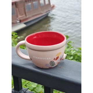 แก้วเซรามิค สตาร์บัค Raccoon Russet Leaves Mug (12 ออนซ์)