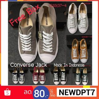 Converse Jack Purcell สุดคลาสสิก indonesia ฟรีกล่อง