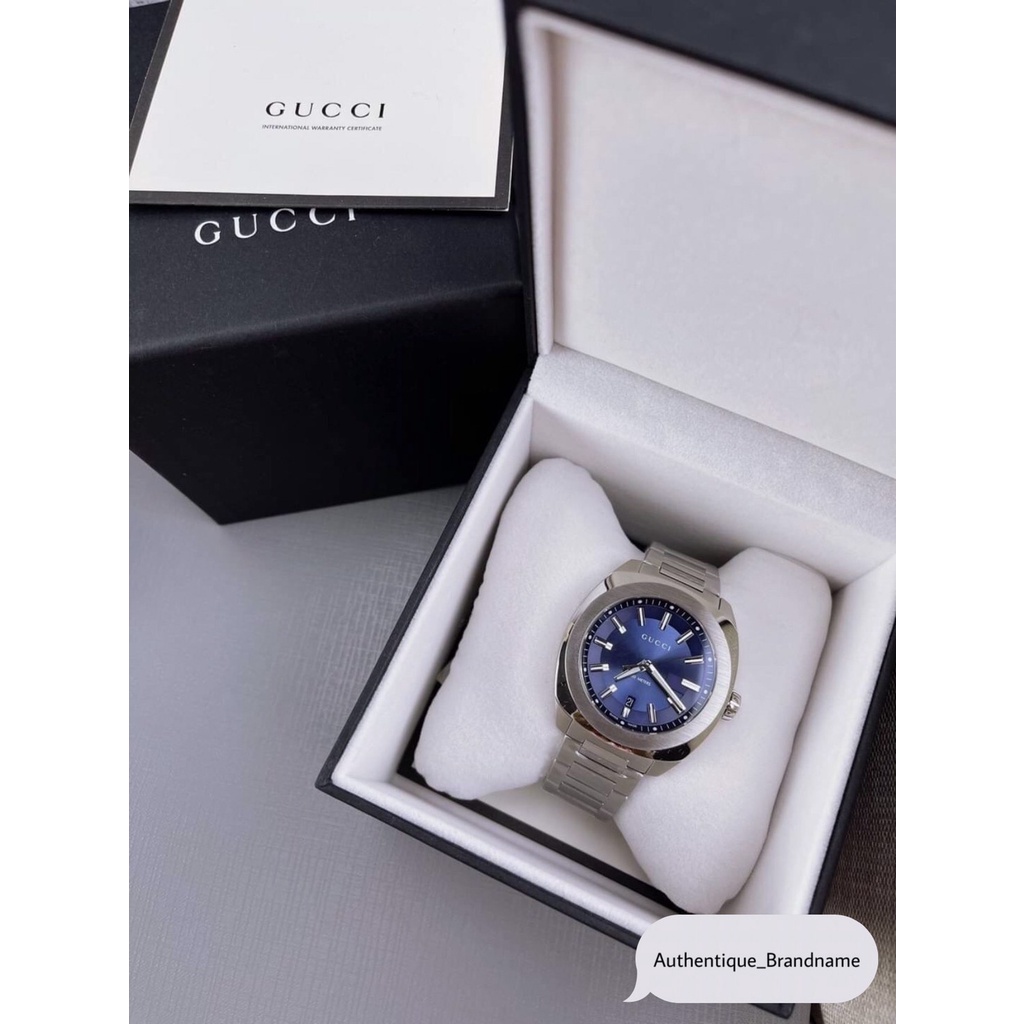 Gucci Watch GG2570 หน้าปัดน้ำเงิน