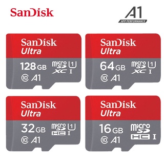 ของแท้ 100% Sandisk การ์ด Micro SD Class10 การ์ด TF 16GB 32GB 64GB 128GB