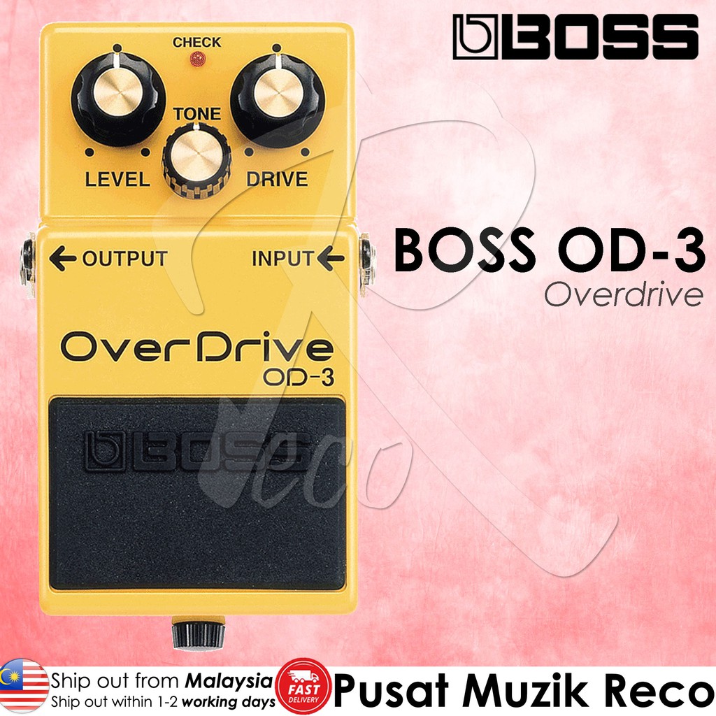 Boss OD-3 Overdrive Guitar Effect Pedal