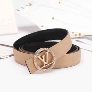 2020 New Louis Vuitton_ Belt Classic Check Double-sided Leather Belt Men&#39;s High-end Business ...
