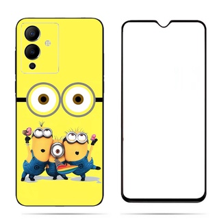 สําหรับ Despicable Me 3 (MINIONS) Infinix Note 12 Pro 5G X671B ฟิล์มกระจกนิรภัย เคสป้องกัน