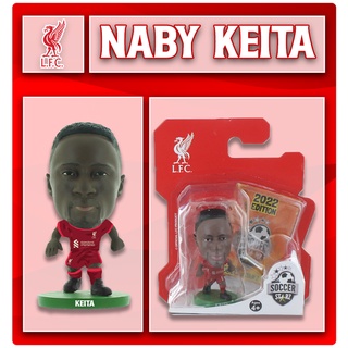 โมเดลนักฟุตบอล SoccerStarz ลิขสิทธิ์แท้จากสโมสรลิเวอร์พูล Liverpool - Naby Keita (2022 version)