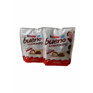 Kinder Bueno mini T16x12 สินค้านำเข้าจากมาเลเซีย 86.4g 1SETCOMBO/จำนวน 2 แพค ราคาพิเศษ สินค้าพร้อมส่ง