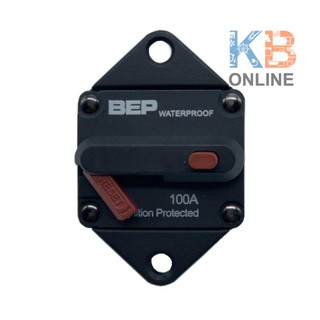 BEP เบรกเกอร์กันดูด แบบฝัง 100A BEP Panel Mount Thermal Circuit Breaker 100A