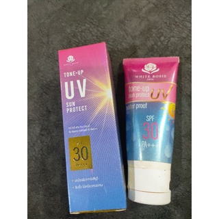 กันแดด+โทนอัพ ไวท์โรซี่ สกิน โทนอัพ ยูวี ซัน โปรเท็ค SPF30 PA+++ ขนาด 40 มล.