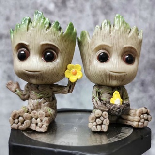 Guardians of The Galaxy Baby Groot Figure Flowerpot Style Pen Pot Toy Best Gifts