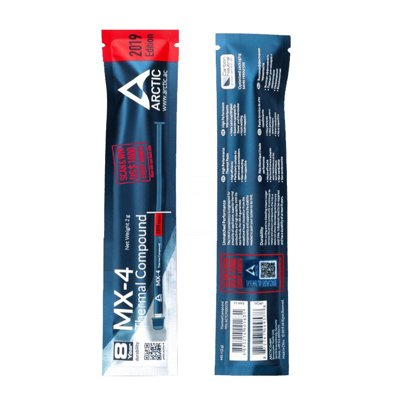 Arctic MX-4 2G ซิลิโคน ระบายความร้อน