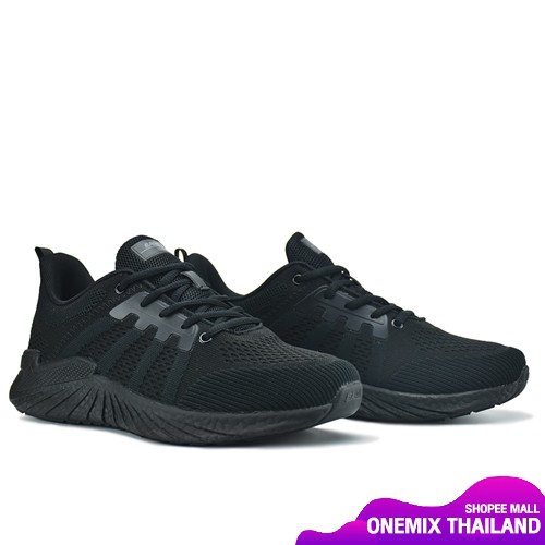 Baoji 471 Boost Skyhigh Performance - Black รองเท้าผ้าใบ ผู้ชาย บาโอจิ รองรับการวิ่ง