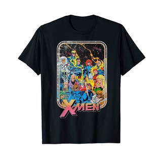 เสื้อยืดเด็กผช - Xmenคลาสสิกวินเทจการ์ตูนกลุ่มยิงTshirtกิลแดน