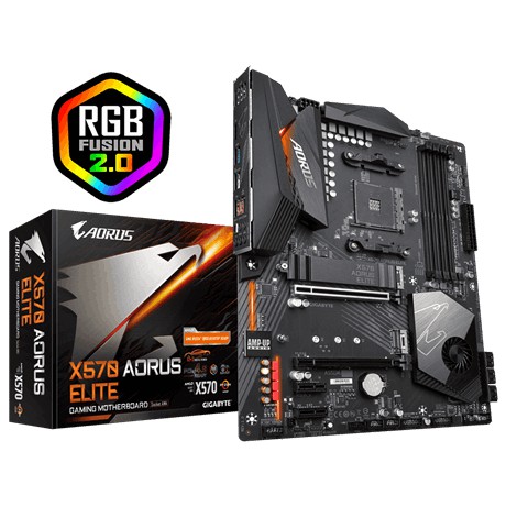 MAINBOARD (เมนบอร์ด) AM4 GIGABYTE X570 AORUS ELITE