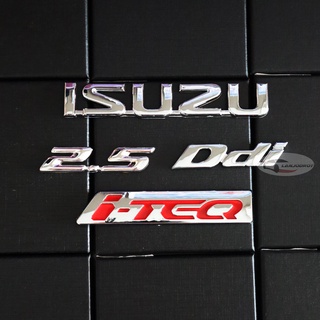 ชุด 4 ชิ้น สำหรับ ติดฝาท้ายรถกระบะ อีซูซุ ดีแม็ก ปี 2007 ขึ้นไป ISUZU 2.5 Ddi i-TEQ