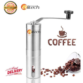 iRemax Stainless Steel Manual Coffee Bean Grinder Mill Kitchen Hand Grinding Tool อุปกรณ์บดแตนเลส สำหรับเมล็ดบดกาแฟส