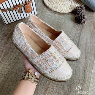 ผ้าใบผ้าทวิตนิ่มๆ ทรงสปอร์ต สวยมาก ผ้านิ่ม พื้นนิ่มใส่สบายเท้า