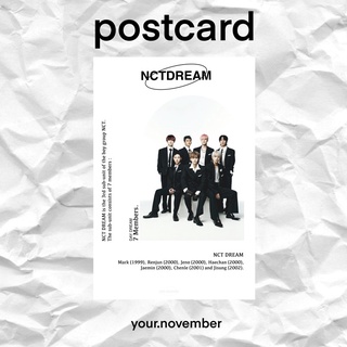 postcard nct dream ( black suit )❕อ่านรายละเอียดด้วยน้า❕