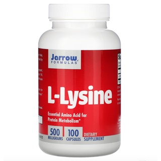 Jarrow Formulas, L-Lysine 500 mg 100 Capsules