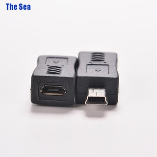 อุปกรณ์แปลงสายชาร์จ Micro Usb Female เป็น Mini Usb Male