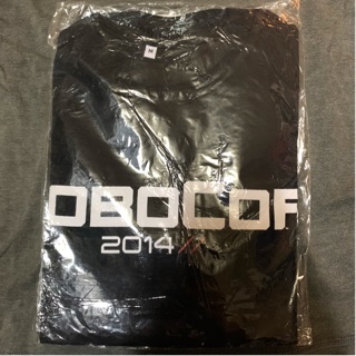 เสื้อยืดสีดำ แขนสั้น Robocop