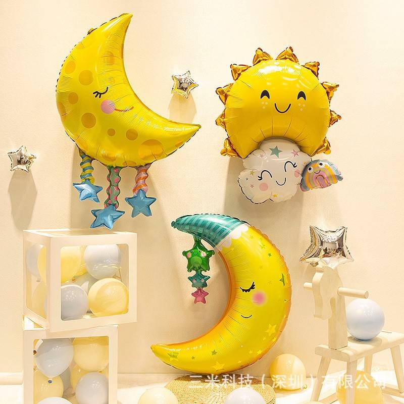 ลูกโป่งฟอยล์แต่งห้องคลอด เด็กชาย เด็กหญิง รุ้ง ตกแต่ง ลูกโป่งดอกไม้ Baby shower ตอนรับสมาชิกใหม่​ ตกแต่งวันเกิด [BE]​