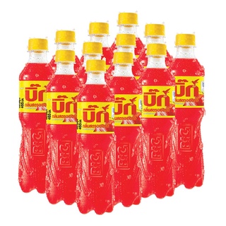 โปรโมชัน! อาเจ บิ๊ก น้ำอัดลม กลิ่นสตรอเบอร์รี่ 465 มล. แพ็ค 12 ขวด AJE Big Soft Drink Red Strawberry 465 ml x 12 Bottles