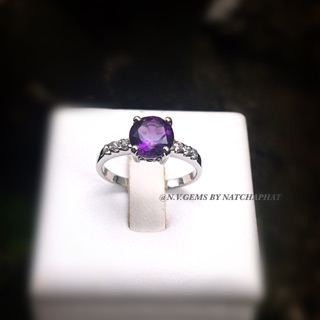 #แหวนแอเมทิสต์ธรรมชาติแท้ (Natural Amethyst)