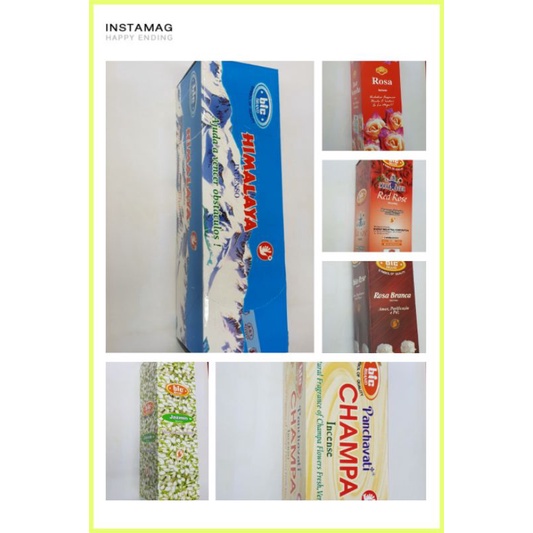 ธูปปหอมสปา เกรดพรีเมี่ยมมี 6 กลิ่นให้เลือก