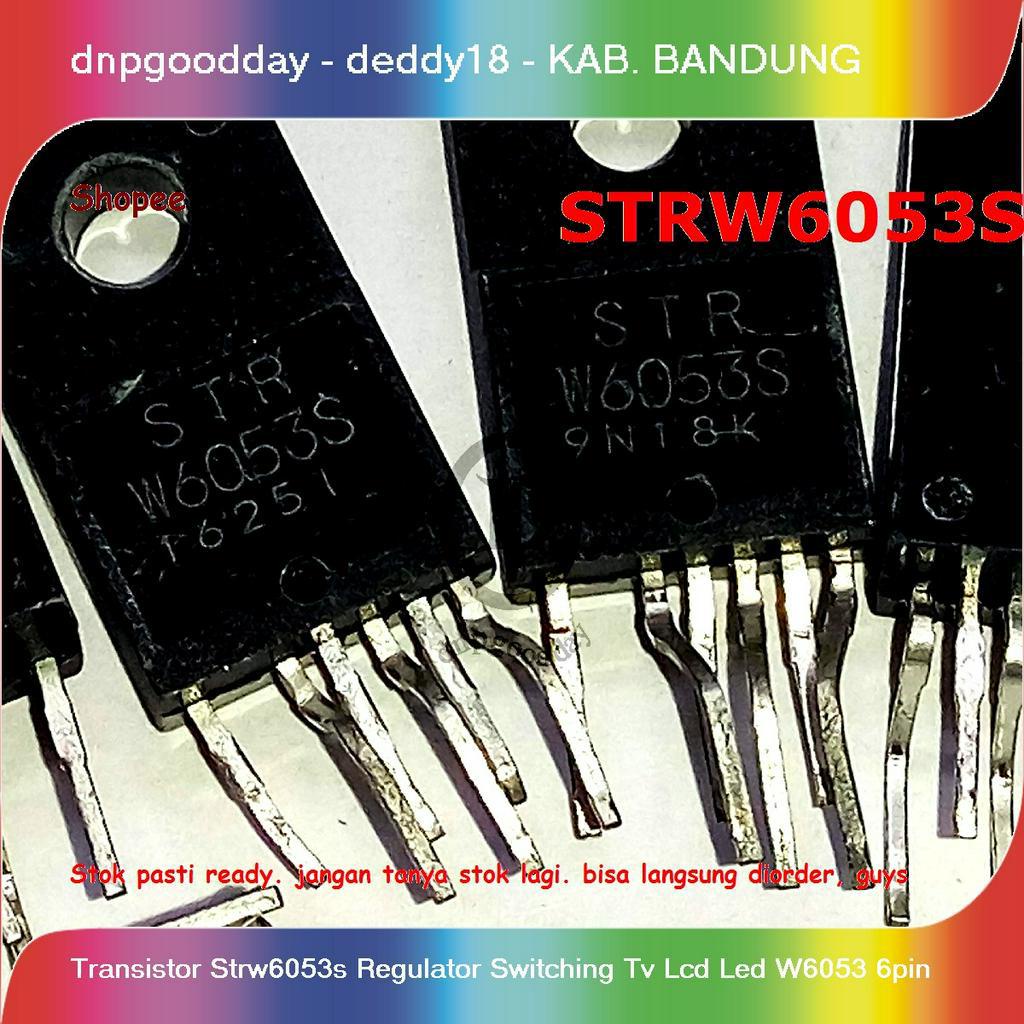 ทรานซิสเตอร์ Strw6053s ตัวควบคุมการสลับทีวี Lcd Led W6053 6pin