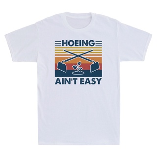 Garden Hoeing Aint Easy Gardening Funny Saying Gift Vintage Mens T-Shirt Cool Casual Men Tops Harajuku Printed Men Tsh