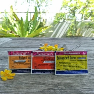 สีผสมอาหาร ตราดาว แบบซอง ผงละลายน้ำ *พร้อมส่ง* ปลีก-ส่ง ครบทุกสี แดง เหลือง เขียว ชมพู ม่วง ฟ้า น้ำตาล ดำ และอื่นๆ
