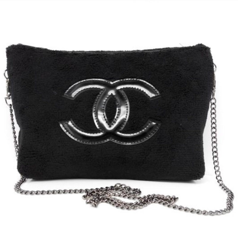 Chanel Precision Velour Crossbody Bag