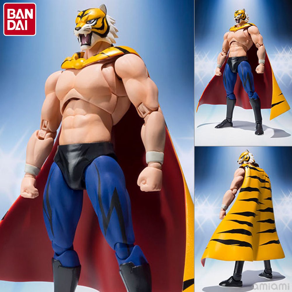 Model Figma งานแท้ ฟิกม่า Figure Bandai บันได จากการ์ตูน S.H.Figuarts Tiger Mask หน้ากากเสือ Naoto A
