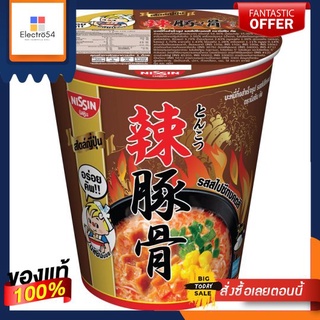 นิสชินคัพสไปซี่ทงคตสึ70กNISSIN CUP SPICY TONKOTSU 70G.