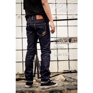 PINION DENIM : DARK EAGLE 18 oz. SELVEGDE SLIMFIT (ลิขสิทธิ์แท้ 100%)