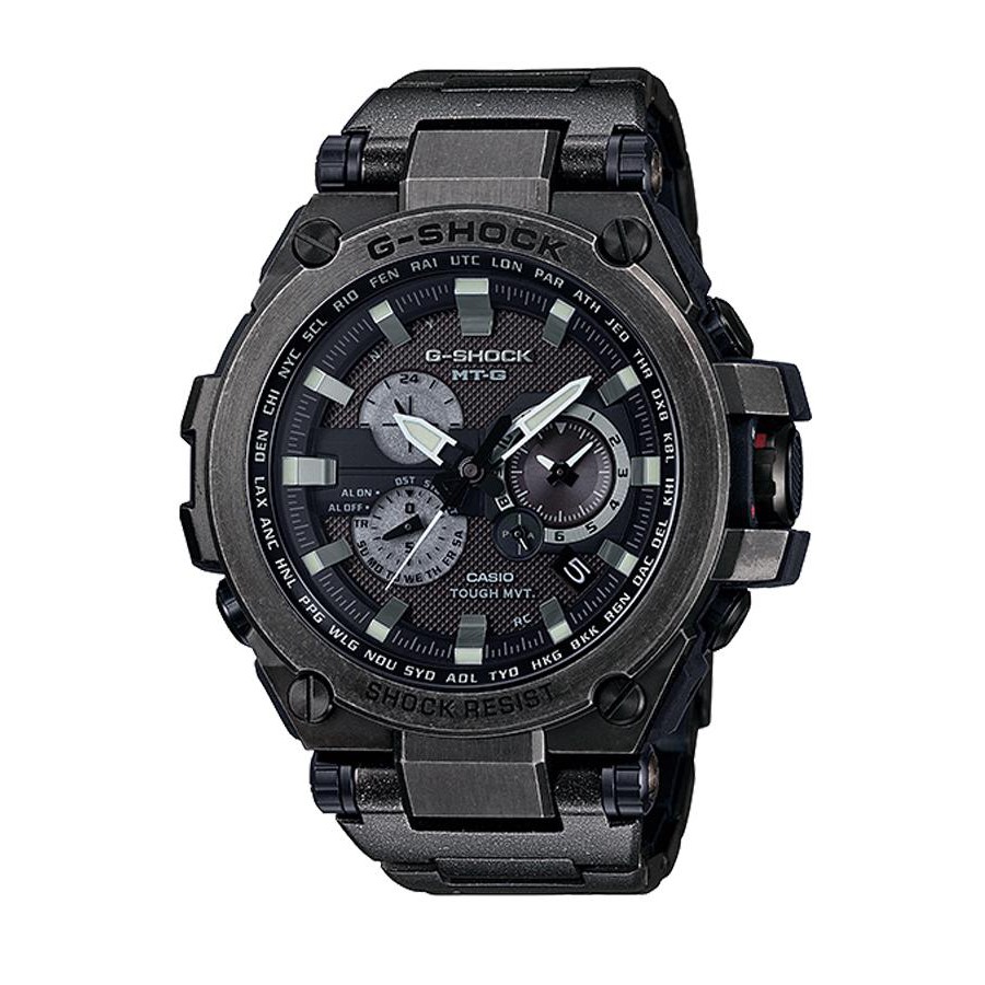 Casio G-Shock นาฬิกาข้อมือผู้ชาย สายเหล็ก รุ่น MTG-S1000V-1A - สีดำ