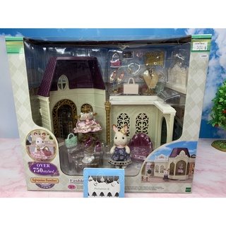 Sylvanian Town Fashion boutique ซิลวาเนียน ทาวน์ซีรี่ ร้านบูติค ร้านสีม่วง มือ1 Brand new