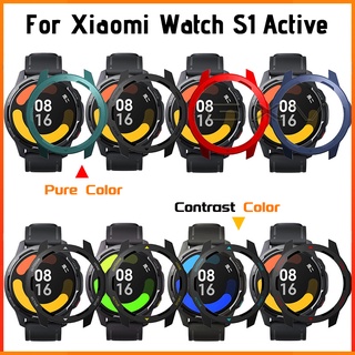 เคส PC แบบแข็ง สําหรับ Xiaomi Watch S1 Active เคสป้องกัน แบบเต็ม สําหรับ Xiaomi Watch Color 2 กรอบกันชน