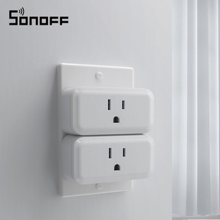 Sonoff S40 US 15A ปลั๊กบลูทูธ จับคู่ Wifi สวิตช์อัจฉริยะ ซ็อกเก็ตไฟฟ้า สถิติ รีโมทคอนโทรลผ่าน eWeLink Smart Home รองรับ Google Home Alexa