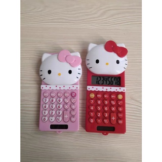 เครื่องคิดเลข Hello kitty Calculator สีชมพู/แดง