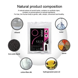 Sevich Hair Building Fiber ( Refill100g.) สำหรับเติม ผงไฟเบอร์ สำหรับผมบาง รอยแสกกว้าง #UNKAI
