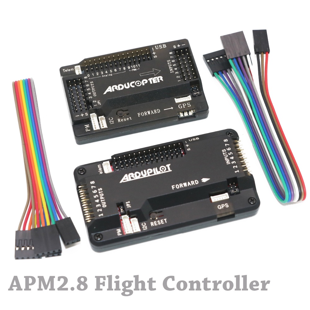 Apm2.8 ArduPilot Mega 2.8 APM บอร์ดควบคุมการบิน พร้อมเข็มทิศ และเคสอัพเกรด สําหรับโดรนบังคับ FPV เคร