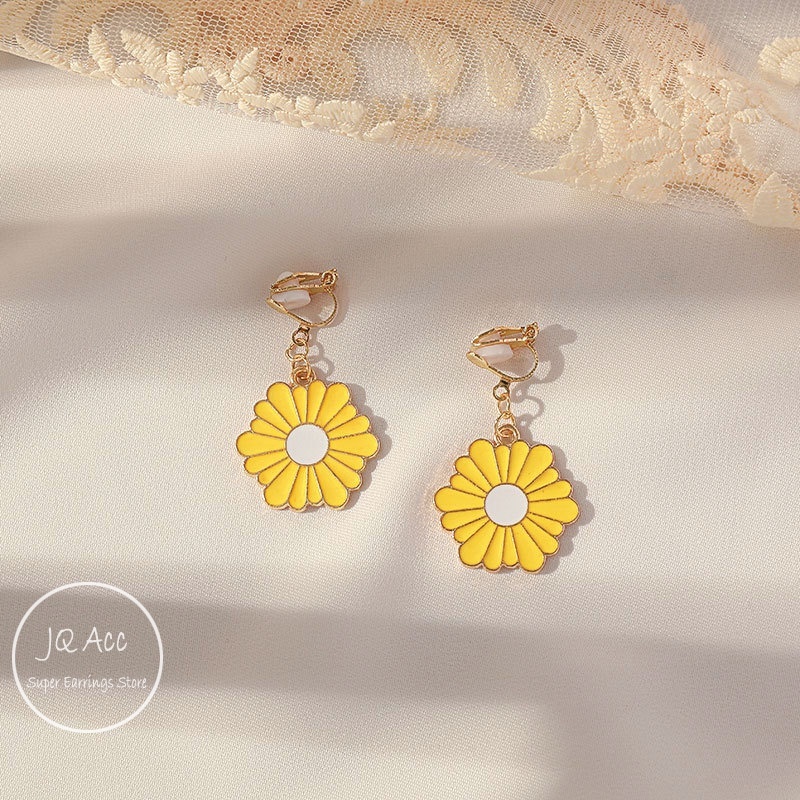 ชุดเครื่องประดับ ต่างหู แบบคลิปหนีบ ประดับพู่ แฟชั่นสําหรับผู้หญิง - รูปที่ 7