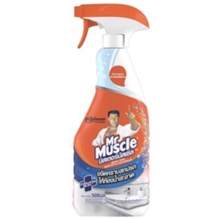 Mr muscle bathroom cleaner spray 500 ml มิสเตอร์มัสเซิล สเปรย์ขจัดคราบสกปรก สเปรย์ทำความสะอาดห้องนำ้