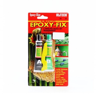 [ลด 20% เมื่อใช้โค้ด LTKEE6A]กาวอีพ็อกซี่ ALTECO Epoxy -FIX 40 กรัม กาวใส แห้งเร็วภายใน 5 นาที