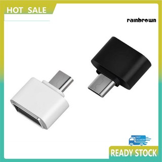 RXL V8 Mini Micro USB Male to Female U Disk OTG อะแดปเตอร์แปลงสายเคเบิ้ล สําหรับโทรศัพท์มือถือ Android