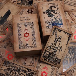 ไพ่ทาโรต์ ไพ่ยิปซี ไพ่ออราเคิล TAROT ORACLE CARDS : THE NEO RIDER TAROT COLLECTION - THE ANTIQUE DECK ใหม่ ของแท้  100%