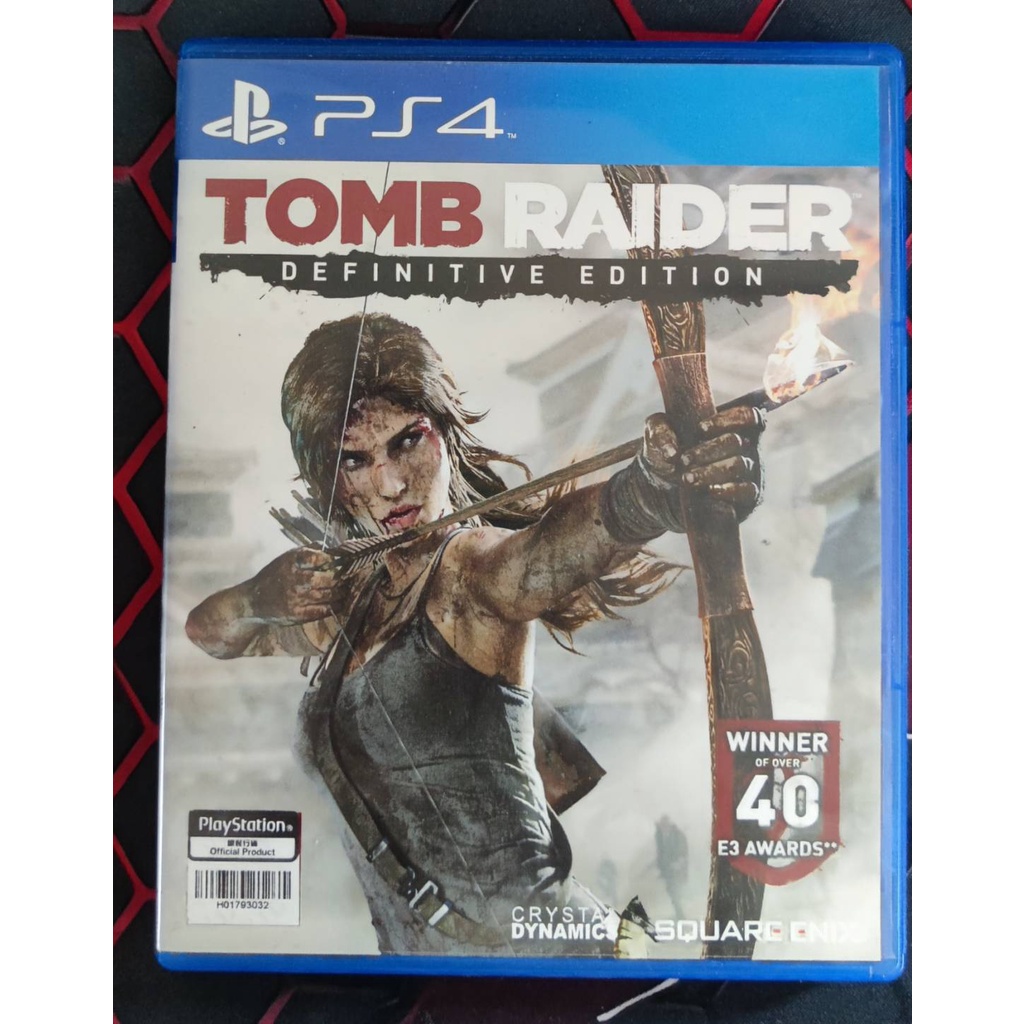 แผ่นเกมส์ PS4 เกม Tomb Raider Definitive Edition Play Station PS4 ***แผ่นมือ2